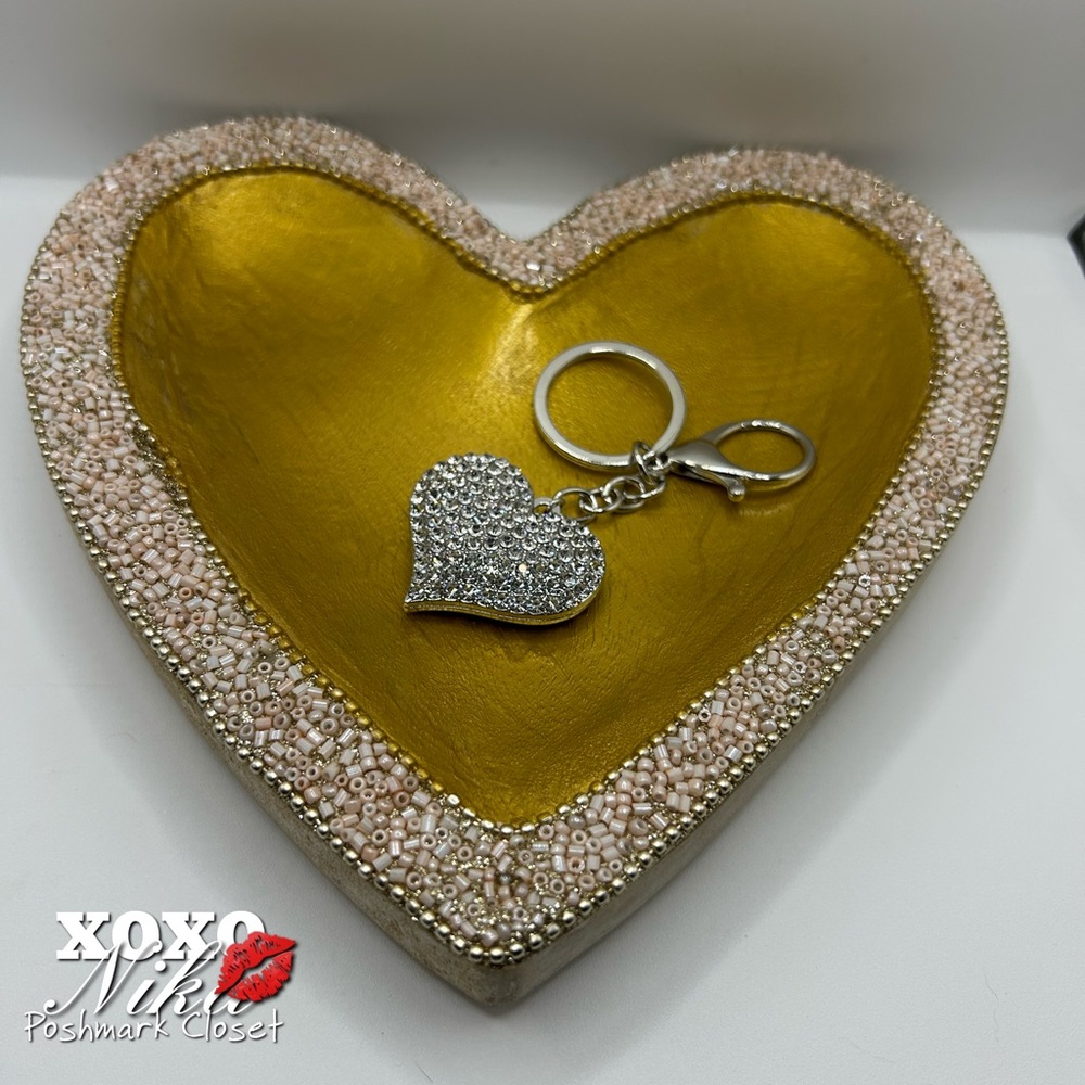 🤍Heart Bag Charm/Keychain🤍